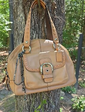 SOLD Coach Courtney Whipstitch Satchel